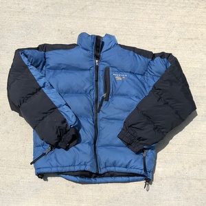 100% goose down mountain hardware puffer jacket